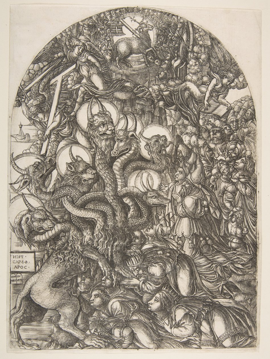 Apocalypse.ndの7つの頭と10つの角を持つ獣 作： ジャン・デュベット