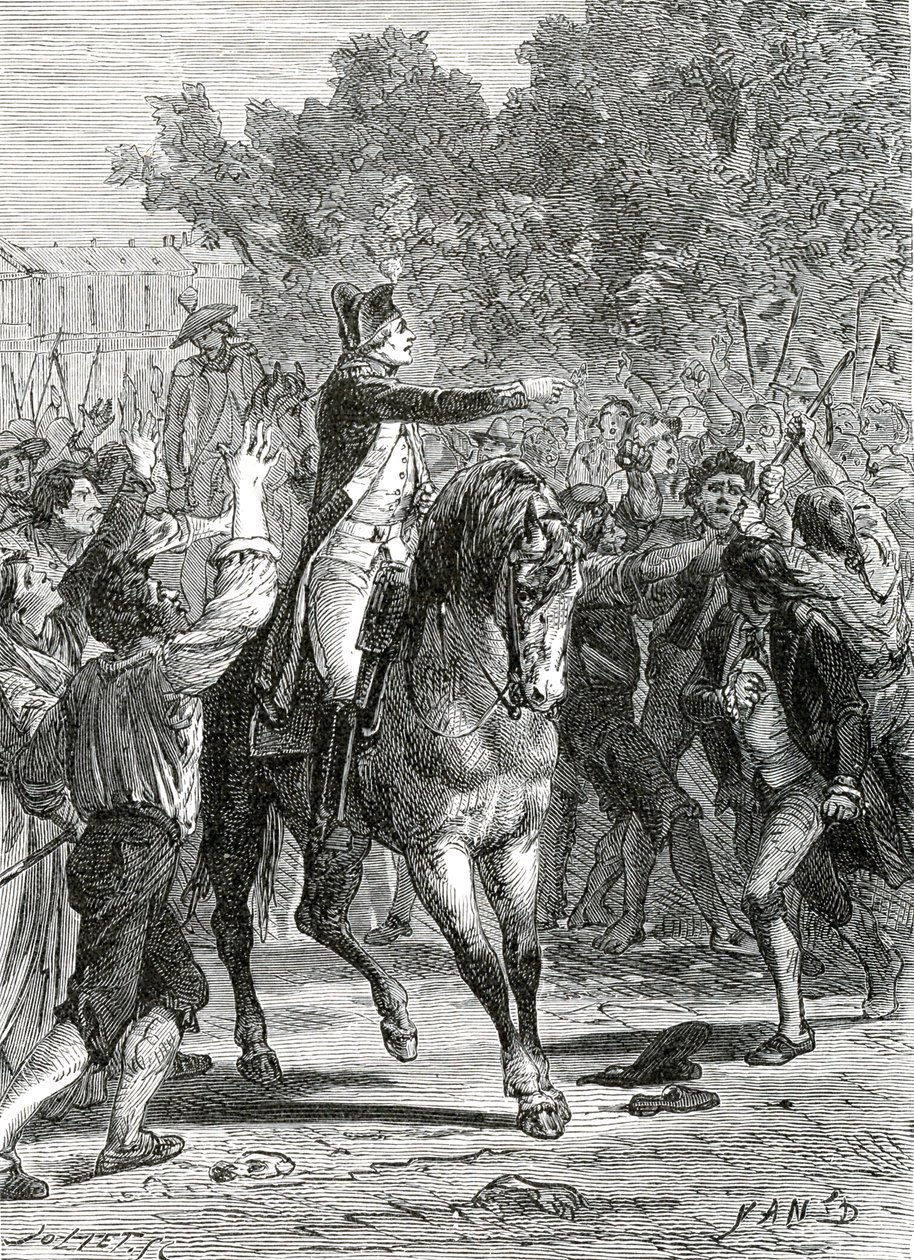ラファイエット将軍、フランス革命 作： ジャン・エドゥアール (1824 99) ダルジャン