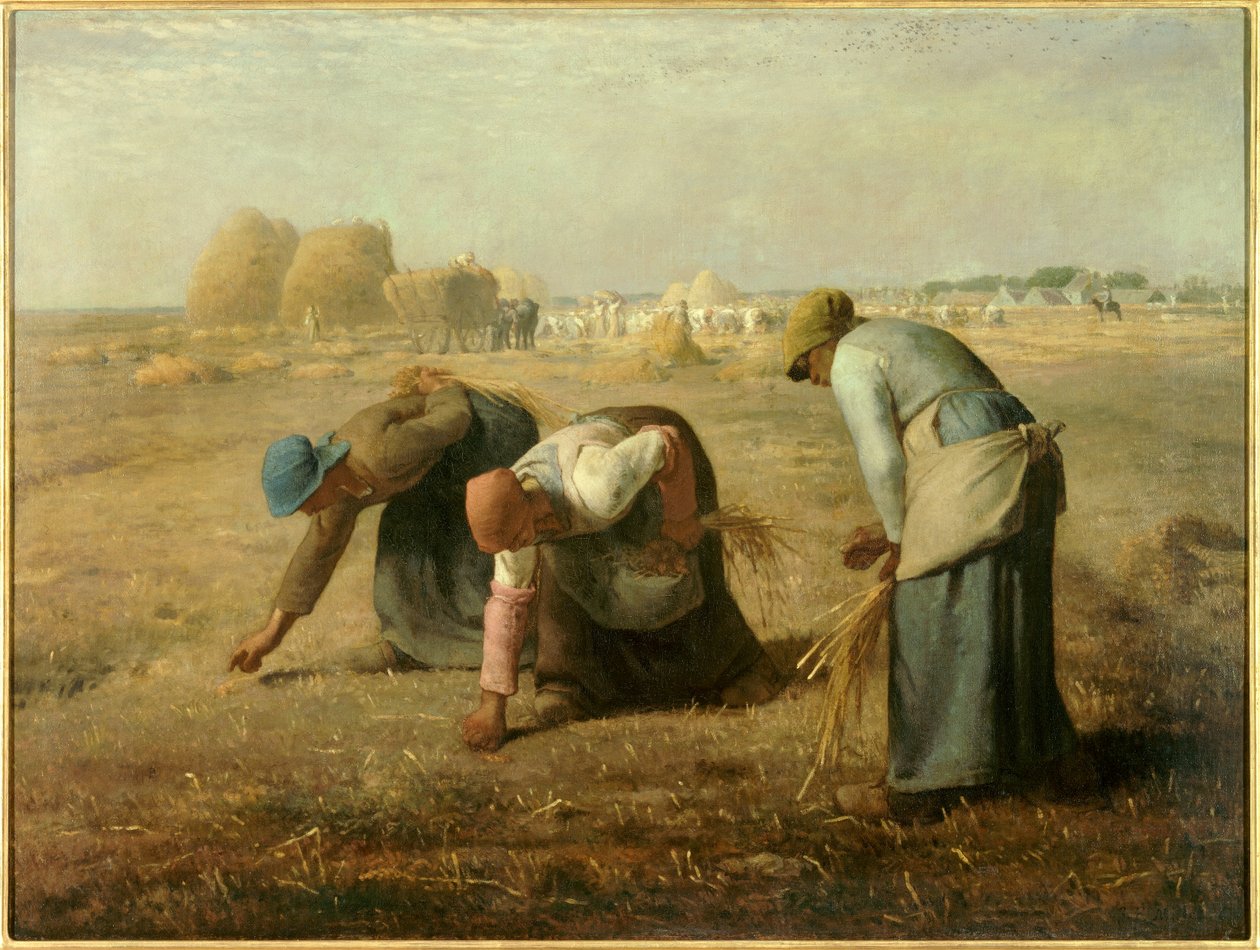 掃除をする人たちジャン・フランソワ・ミレー（1814～1875）の絵画 作： ジャン・フランソワ・ミレー