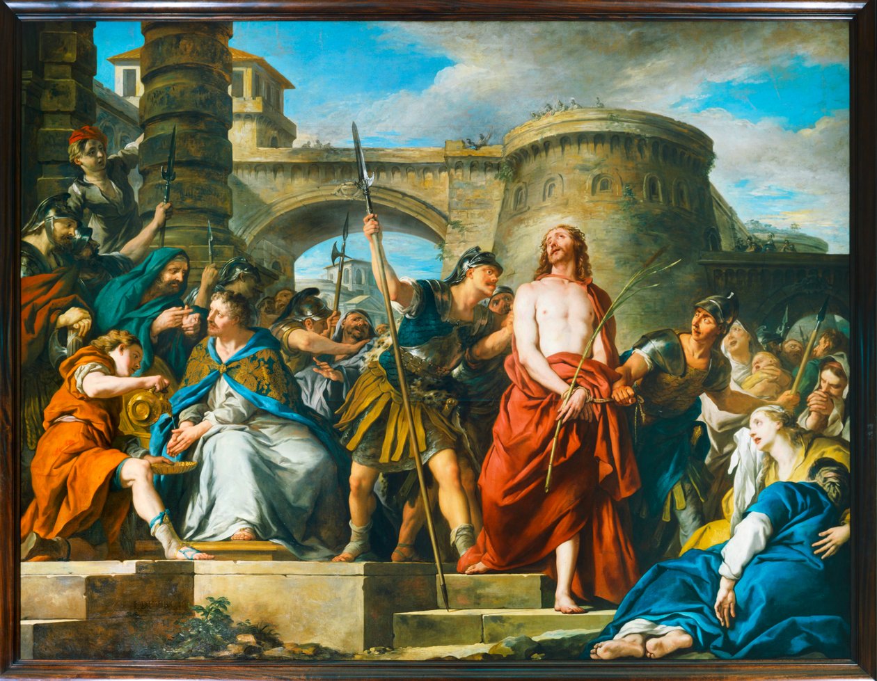 Le Christ devant Pilate - ピラトの前のキリスト... 作： ジャン・フランソワ・ド・トロイ