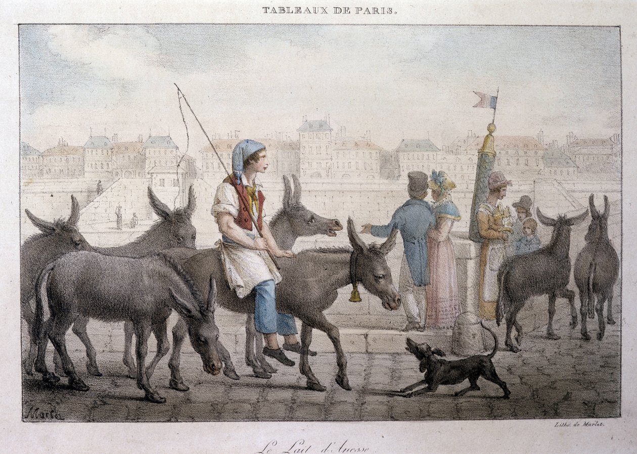 19世紀末、ジャン・アンリ・マルレ（1771-1847）が制作した72枚の版画「Les Tableaux de Paris」の中の1枚。 作： ジャン・アンリ・マーレット