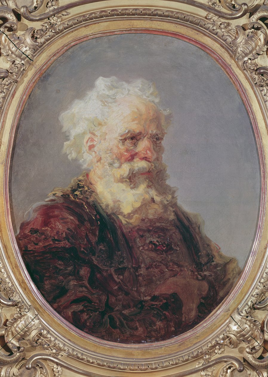 老人、白い髪の男、1767年頃 作： ジャン・ホノレ・フラゴナール