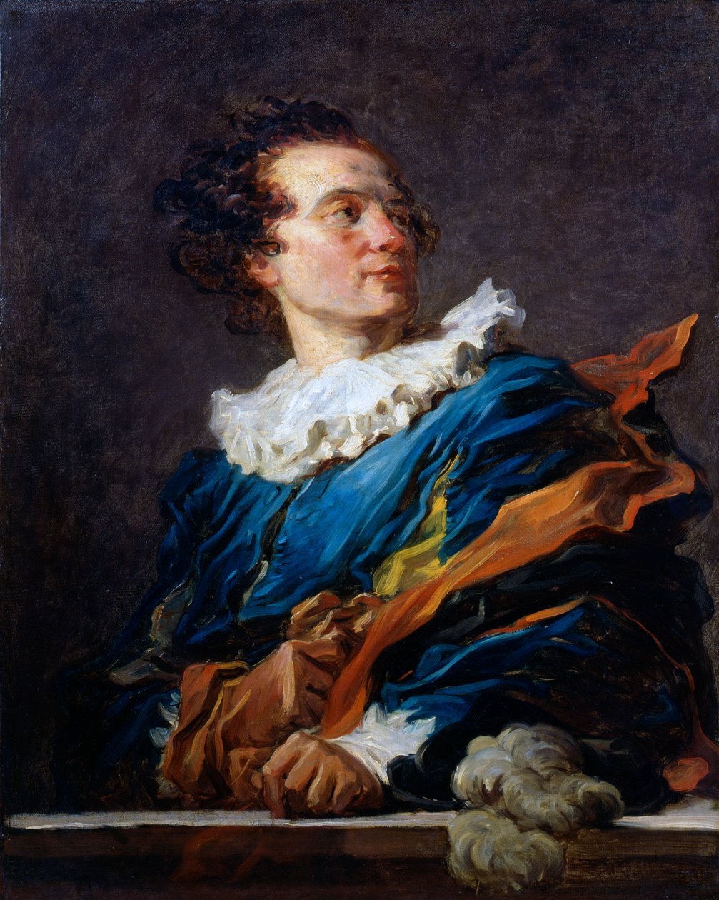 ファンタジーの図：聖ノン修道院長の肖像1769 作： ジャン・ホノレ・フラゴナール