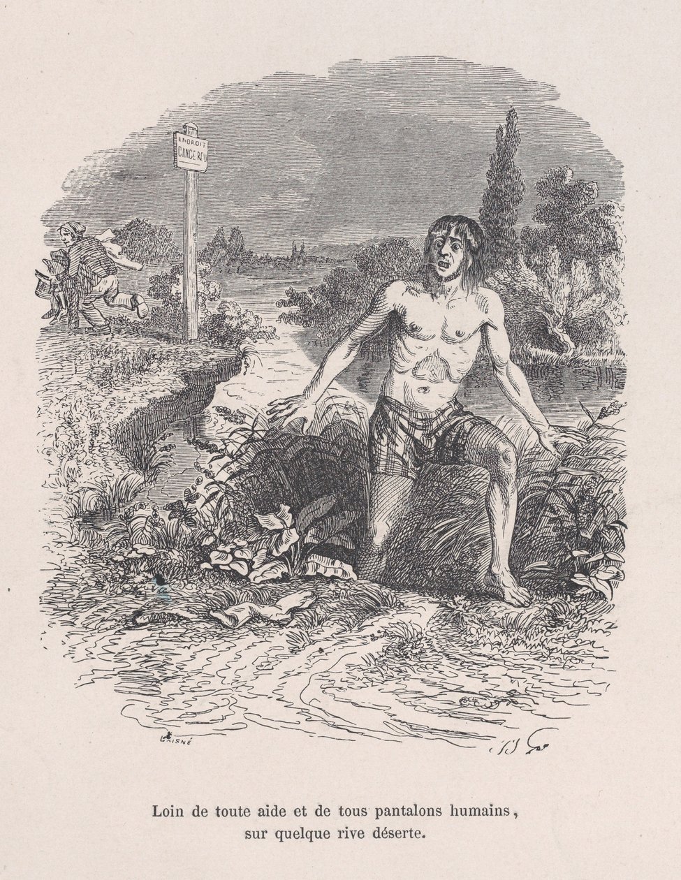 1843年、H. 作： ジャン・イグナス・イシドール・ジェラール
