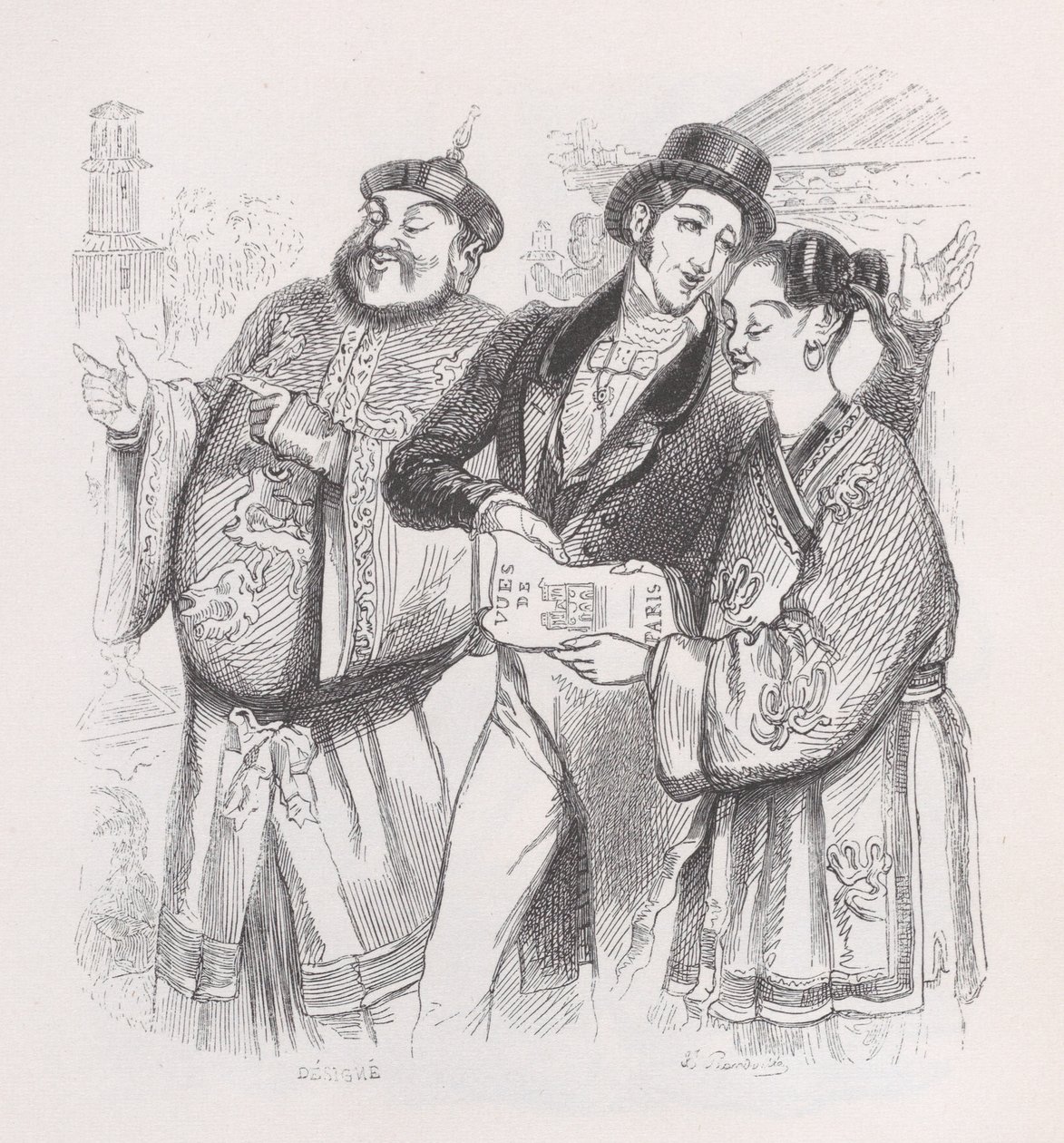 ベランジェ全集、1836年のパリのジャン。 作： ジャン・イグナス・イシドール・ジェラール