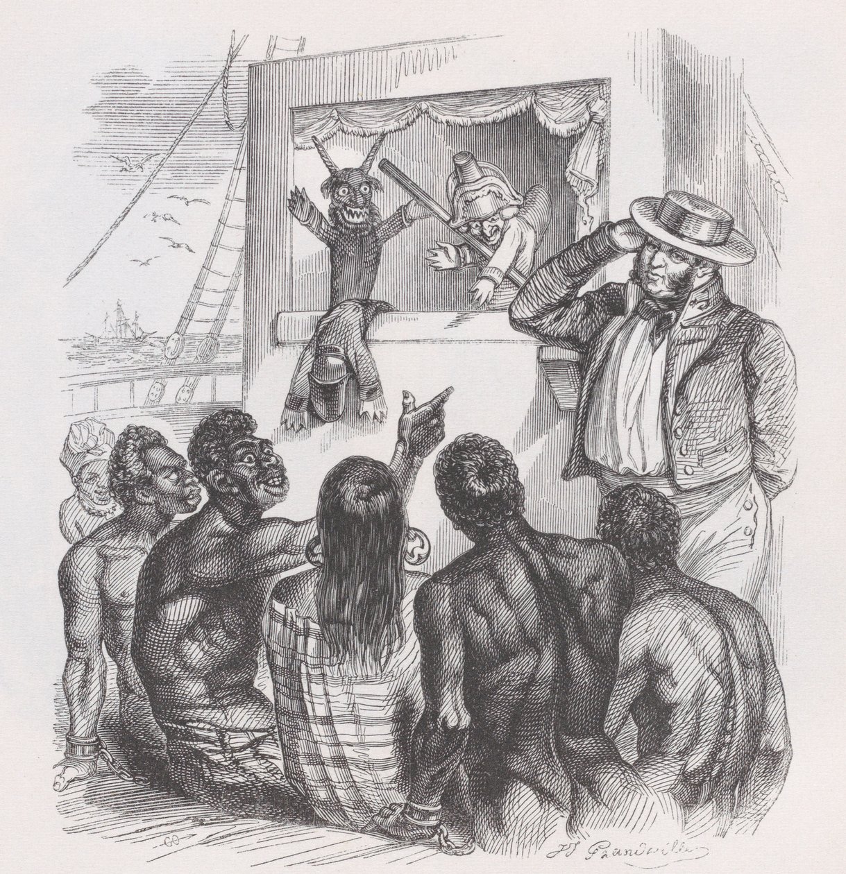 ベランジェ全集、1836年からの黒と人形。 作： ジャン・イグナス・イシドール・ジェラール