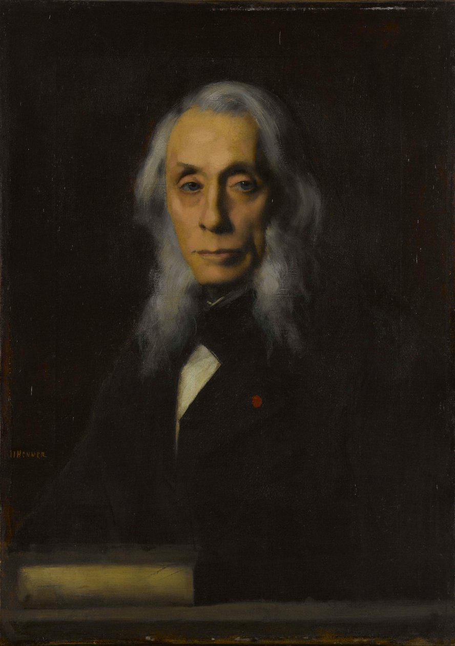 Felix Ravaisson-Mollien 1813-1900、1889年の肖像。 作： ジャン＝ジャック・エナー