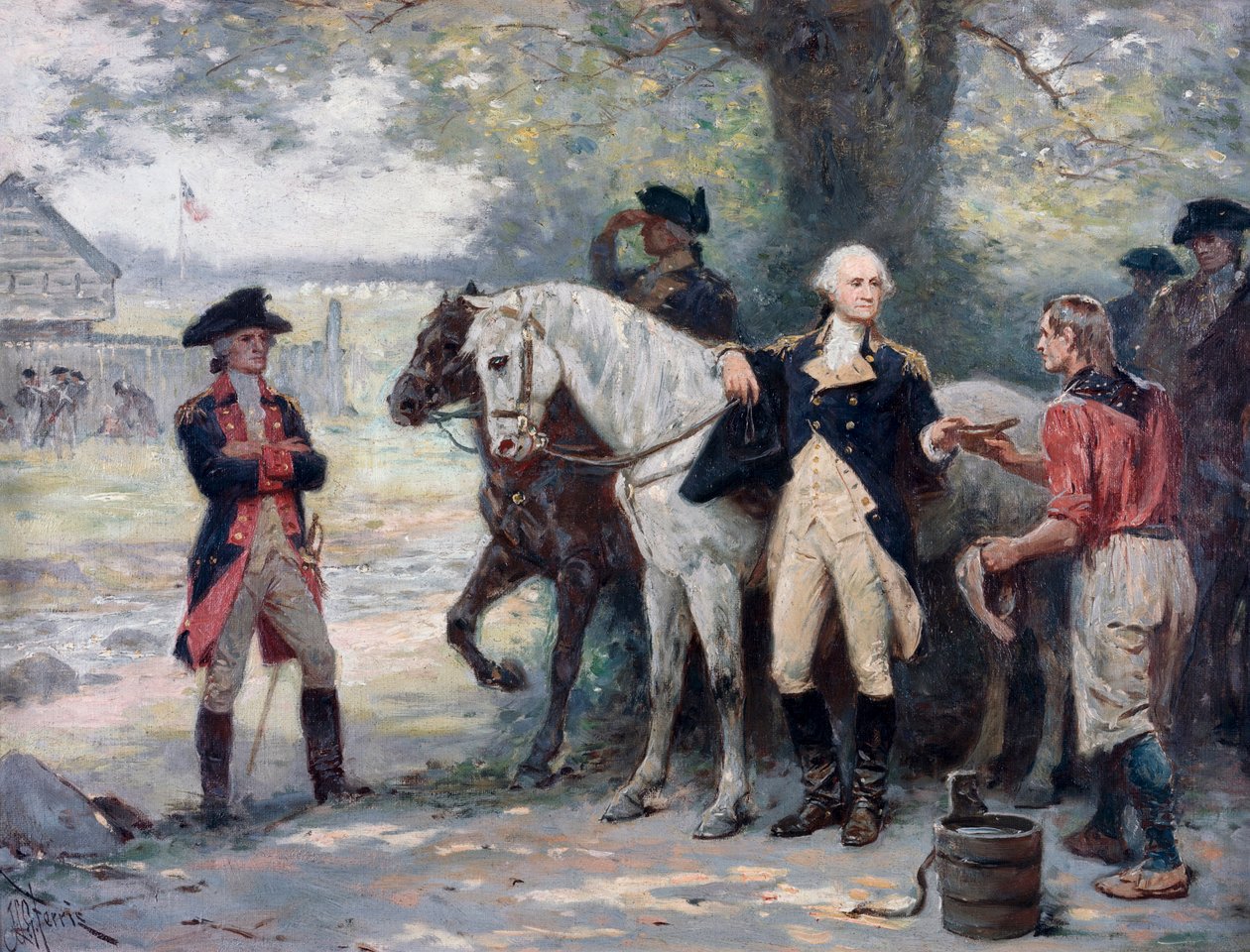 アメリカ独立戦争（1775年～1783年）：ジョージ・ワシントン（1732年