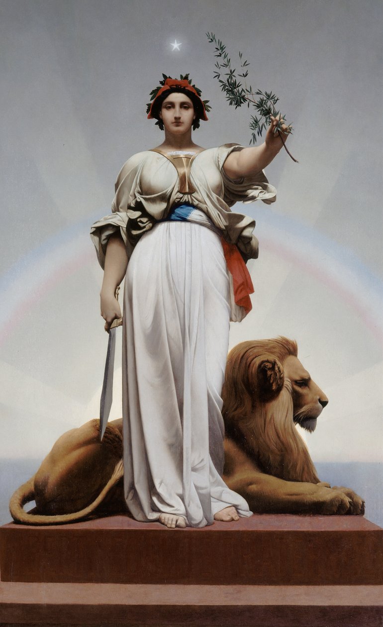 共和国、1848-1849。 作： ジャン・レオン・ジェローム