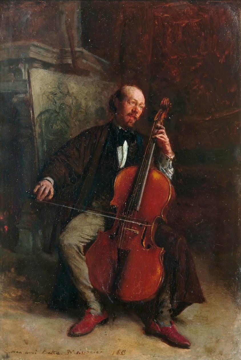 作曲家アレクサンドルバッタ1816-1902の肖像 作： ジャン・ルイ・アーネスト・メソニエ
