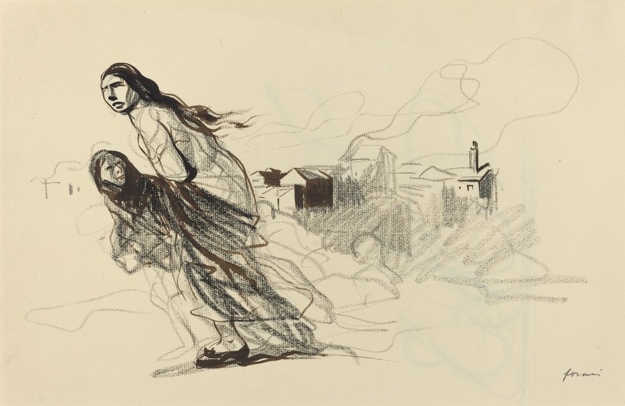Douaiの後、おそらく1918年。 作： ジャン・ルイ・フォラン