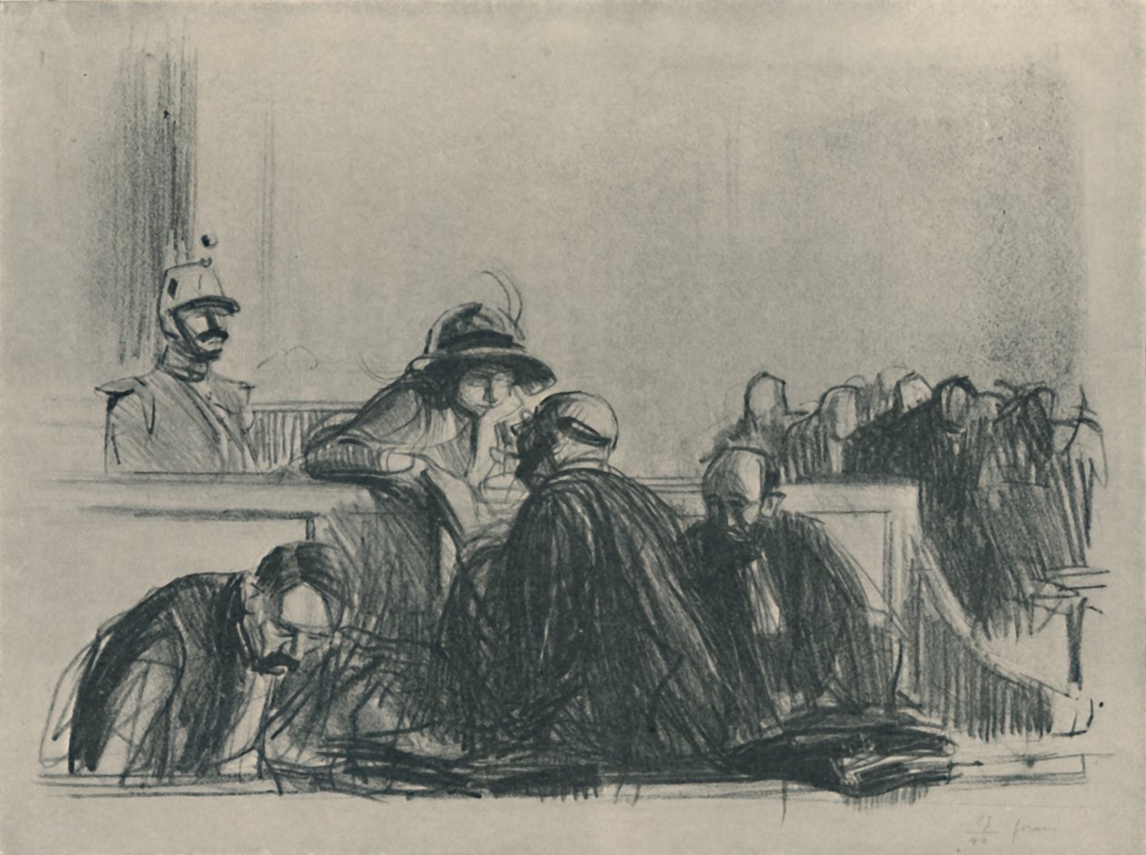 法務評議会、1919 作： ジャン・ルイ・フォラン