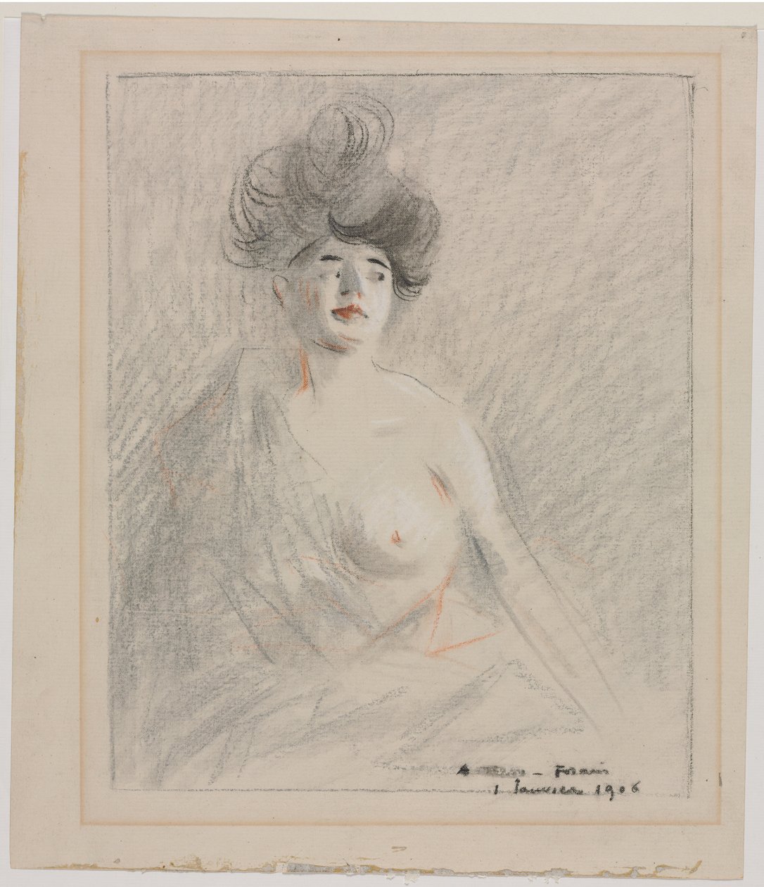 遊女、1906。 作： ジャン・ルイ・フォラン