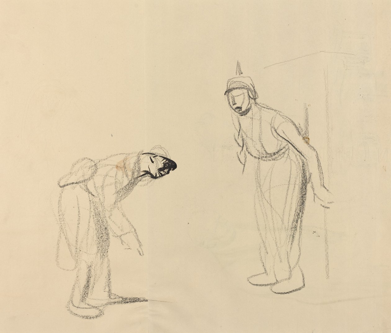 ルイを隠す[裏面]、c。 19141919. 作： ジャン・ルイ・フォラン