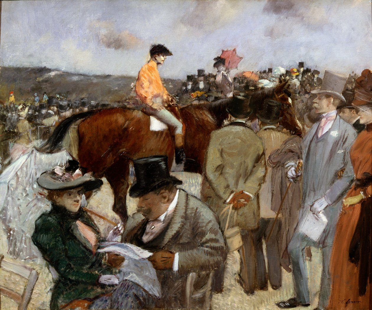 競馬、1888。 作： ジャン・ルイ・フォラン