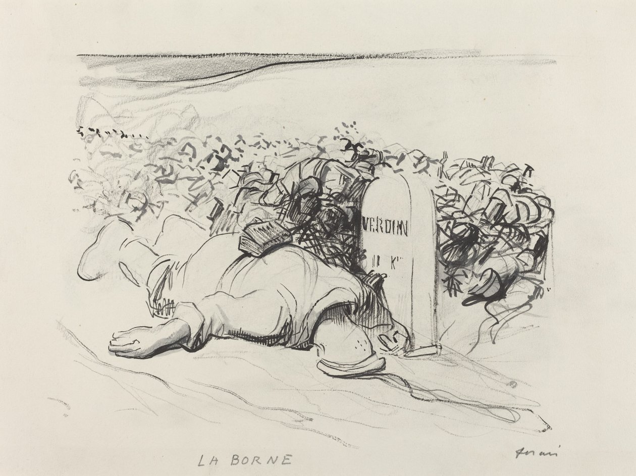 La Borne, Verdun, c. 1916. 作： ジャン・ルイ・フォラン