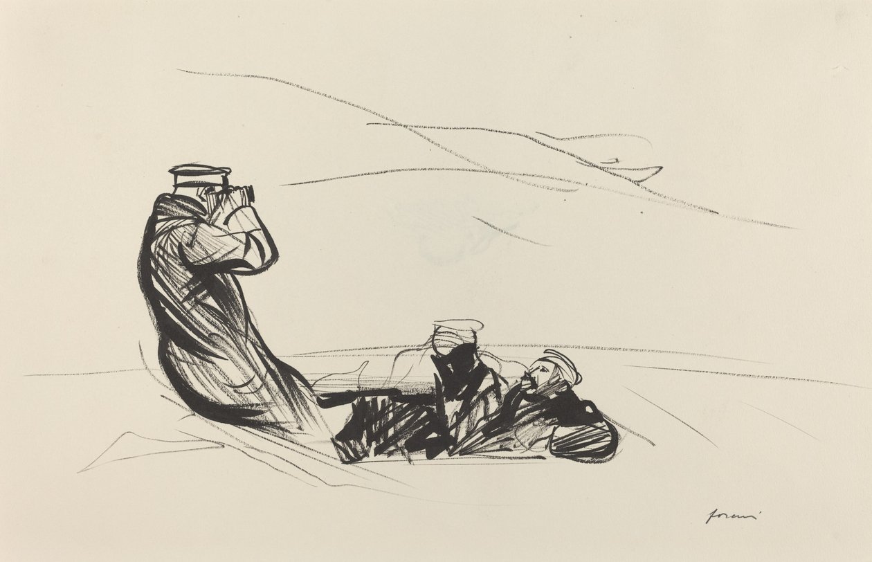 敵を探して、c。 19141919. 作： ジャン・ルイ・フォラン