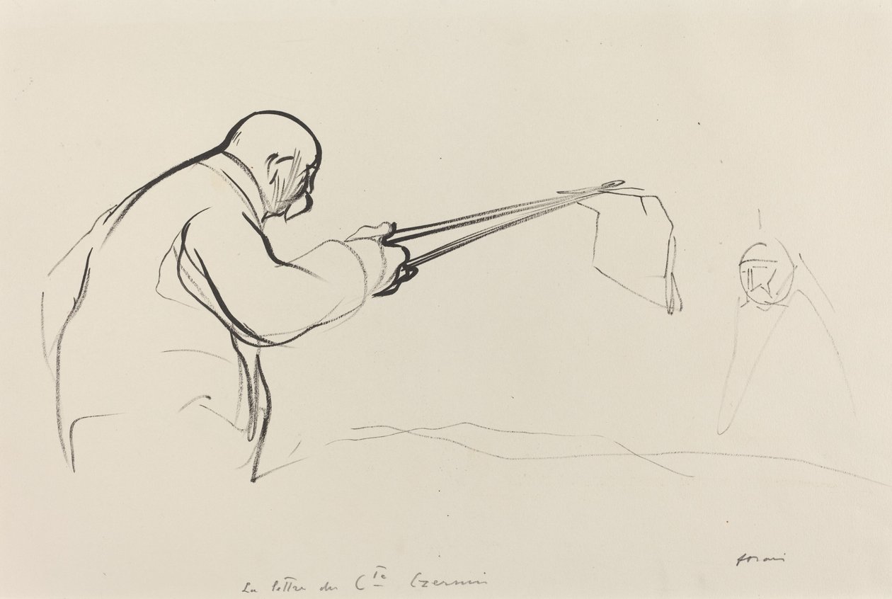M. Clemenceau。チェルニンの手紙、191419年頃。 作： ジャン・ルイ・フォラン