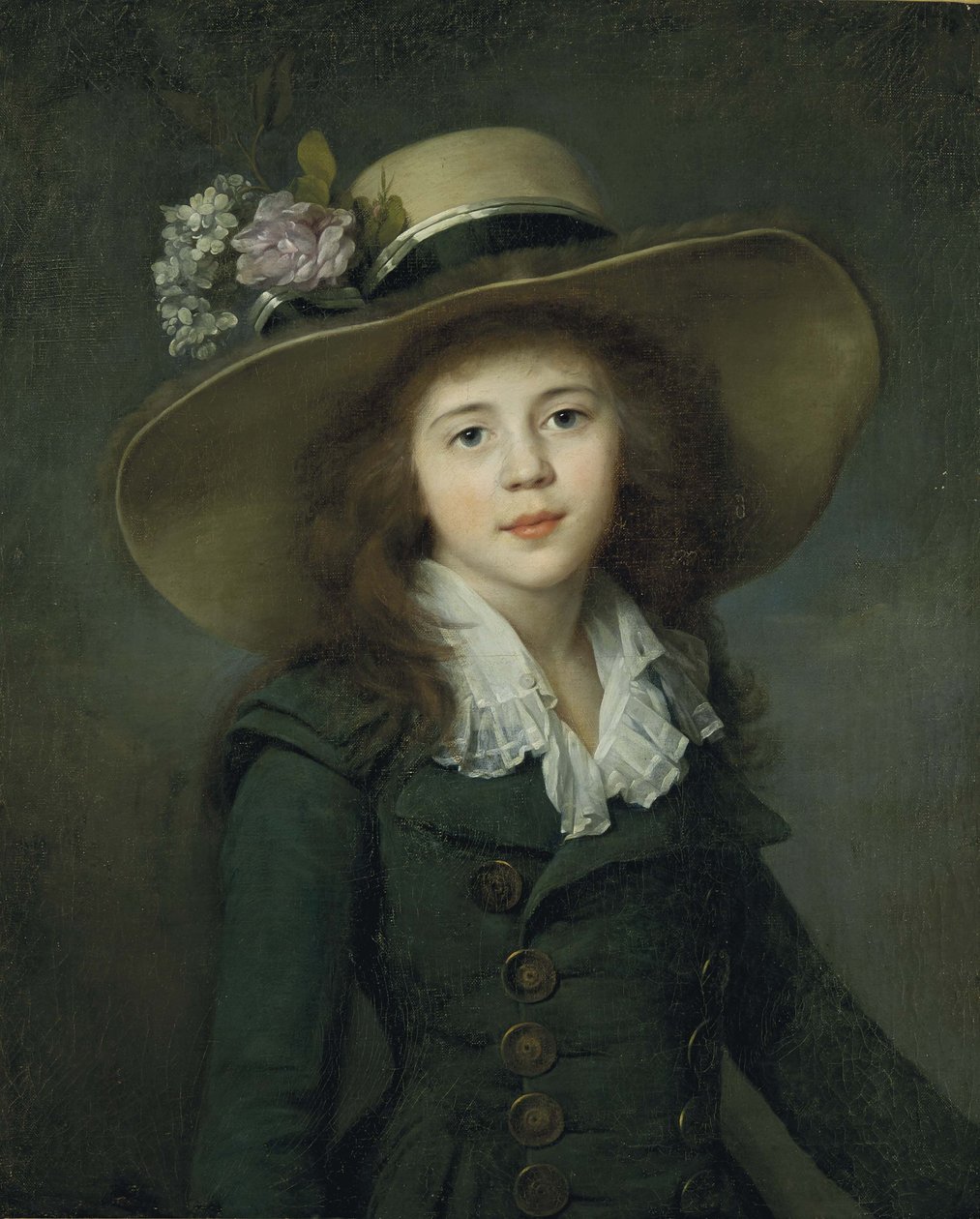 男爵夫人エリザベスアレクサンドロフナストロガノヴァ1779〜1818年、1780年代初頭。 作： ジャン・ルイ・ヴォイユ