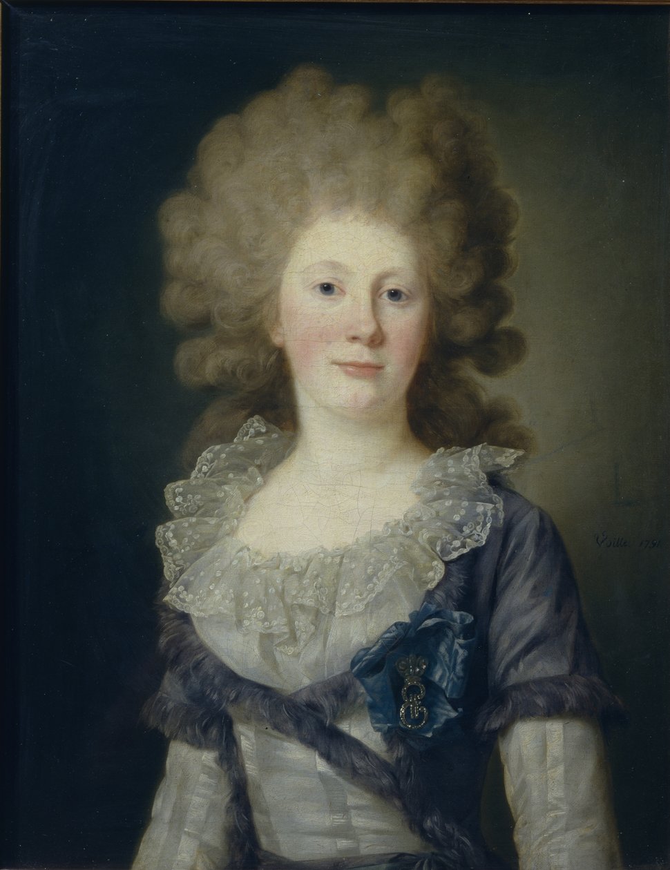 ソフィアウラジミロフナパニーナ伯爵の肖像1774-1844、1791 作： ジャン・ルイ・ヴォイユ