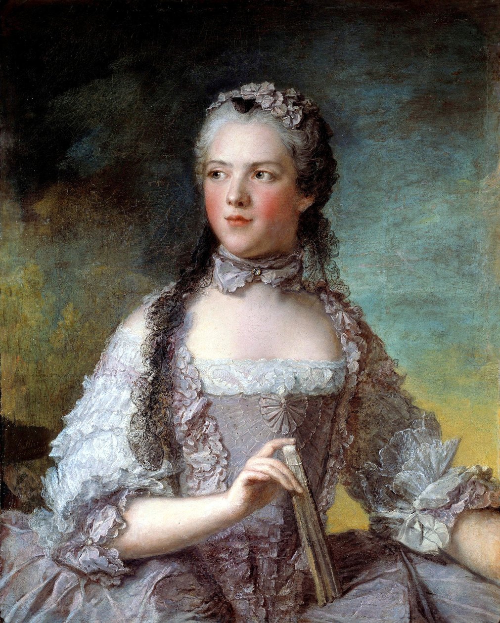 フランス語：マリーアデライド・ド・フランス、アデライド夫人 ルイ15世の娘、アデライド・ド・フランス夫人（1732年-1800年 作： ジャン・マルク・ナティエ