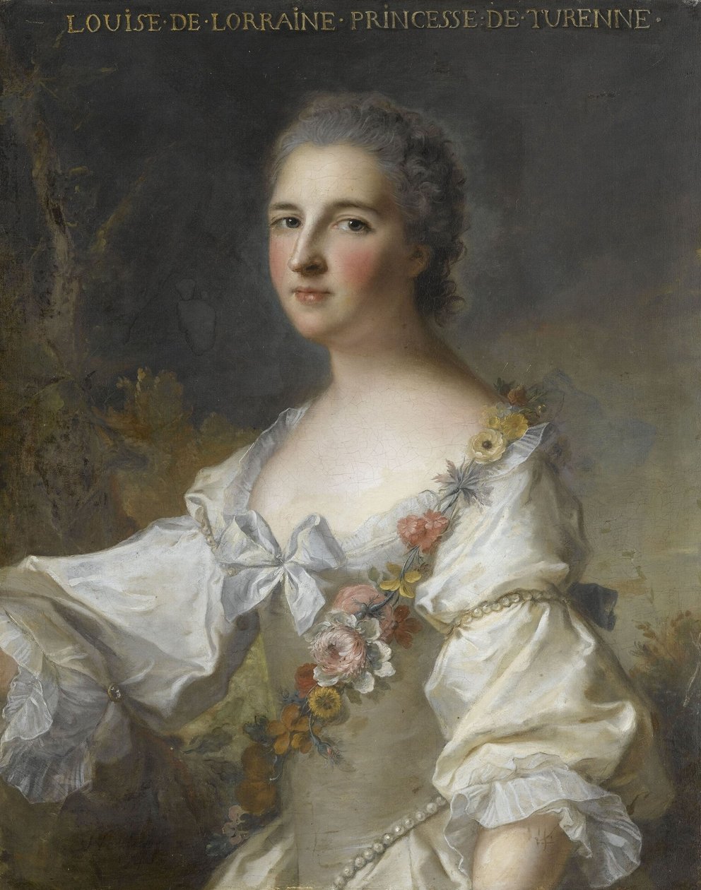 ルイーズ＝アンリエット＝ガブリエル・ド・ロレーヌ、テュレンヌ公妃、ブイヨン公爵夫人（1718年～1788年） 作： ジャン・マルク・ナティエ