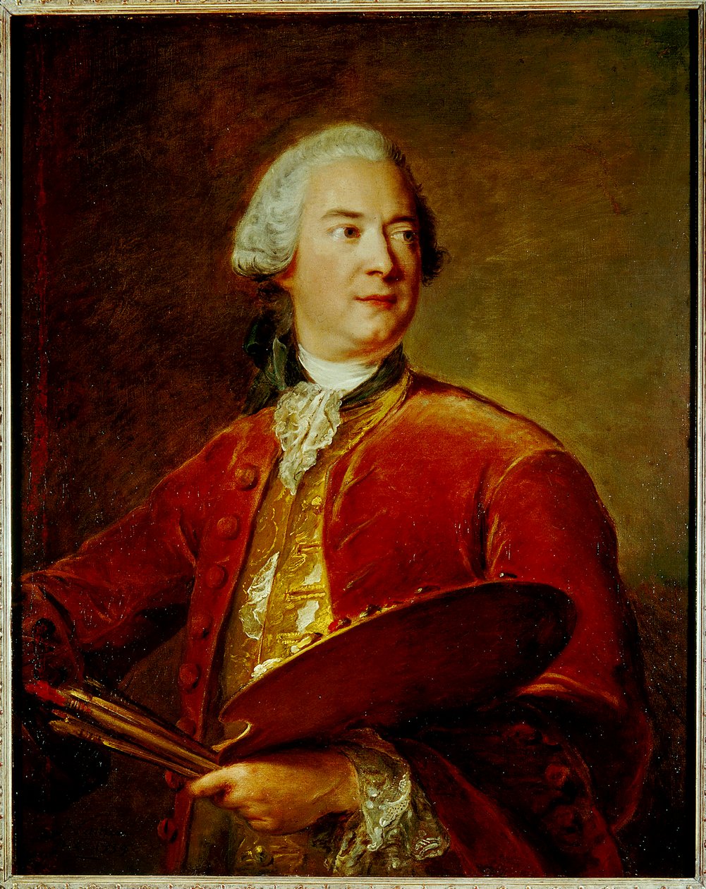ルイ・トクの肖像 1696-1772, 1739. 作： ジャン・マルク・ナティエ