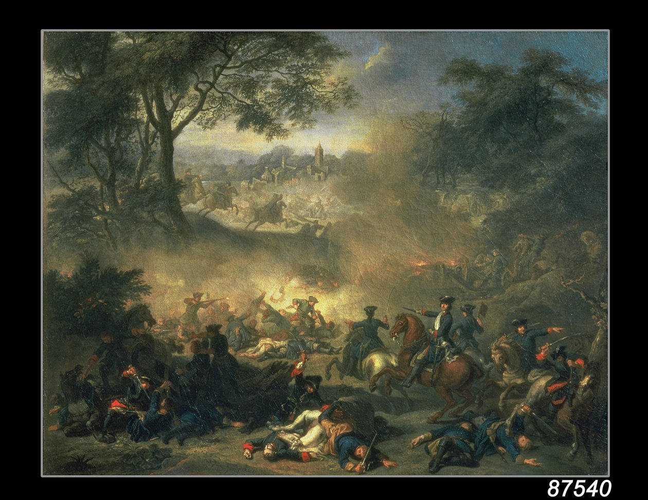 1709年、1717年のポルタヴァの戦い 作： ジャン・マルク・ナティエ
