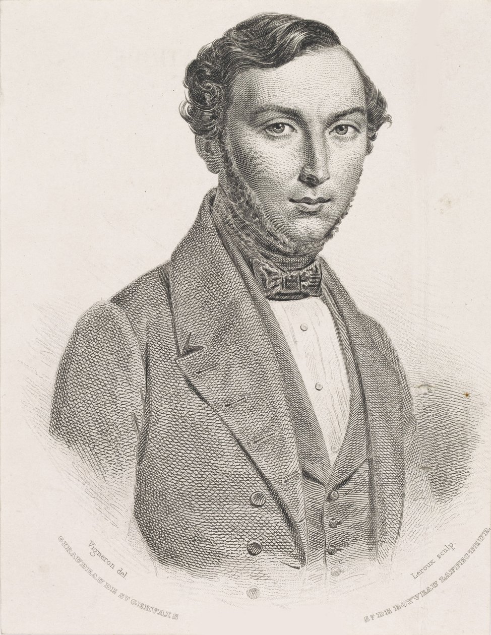 ジャン・ジロードーの肖像 1801-1861, 1839-1840. 作： ジャン・マリー・ルルー