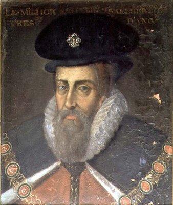 ロバート・セシル（c.1563-1612）の肖像（油彩・パネル） 1st Earl of Salisbury and 1st Viscount Cranborne 作： ジャン・モニエまたはモスニエ