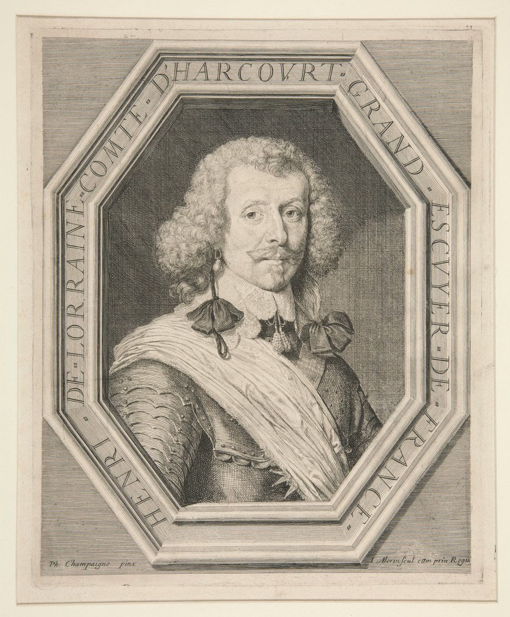 アンリ・ド・ロレーヌ、ハーコート伯爵、カデ・ラ・パールと呼ばれる（1601-1666） 作： ジャン・モリン