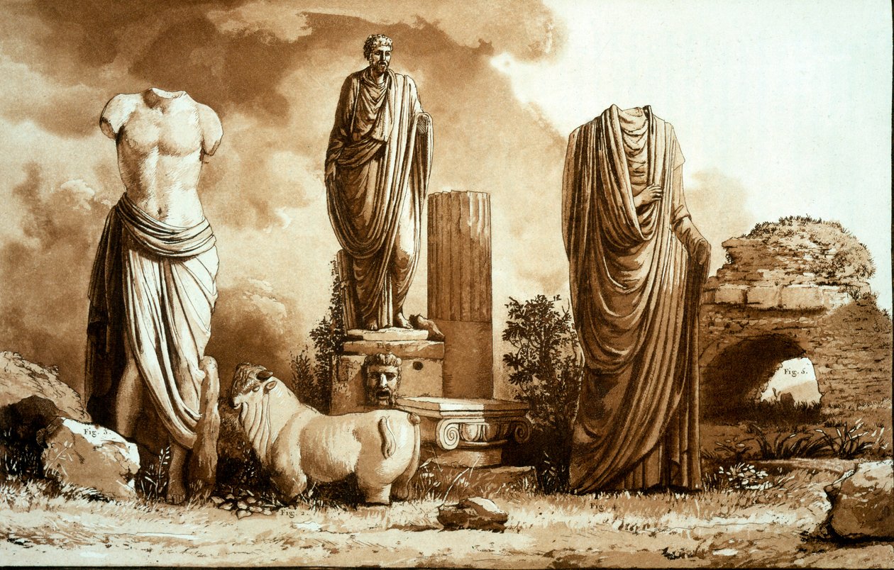 さまざまな国のギリシャとローマの彫刻の例 作： ジャン・ピエール・フエル