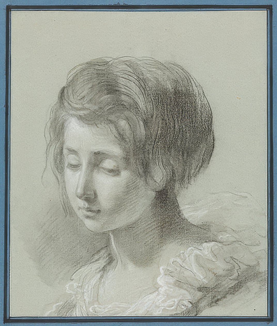 若い女性の肖像画。 1781年頃 作： ジャン・ピエール・サン・ウルス