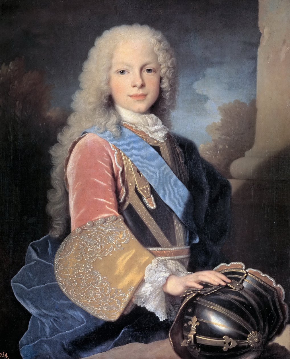 スペイン1713-1759、1725年のフェルディナンド6世の肖像画。 作： ジャン・ランク