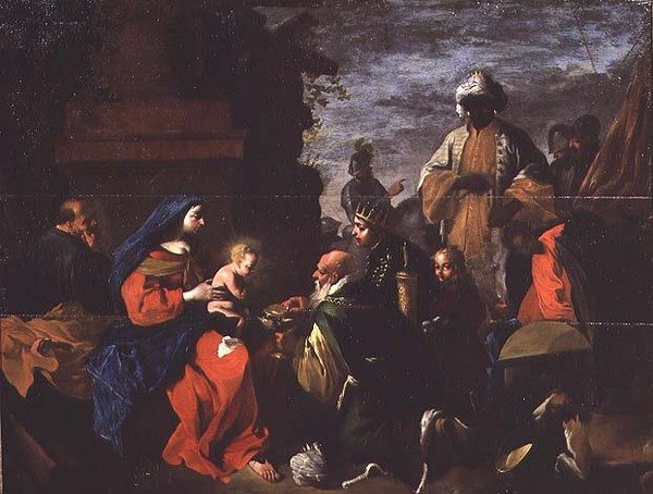 マギの崇拝」1640-45年頃（パネルに油彩 作： ジャン・タッセル