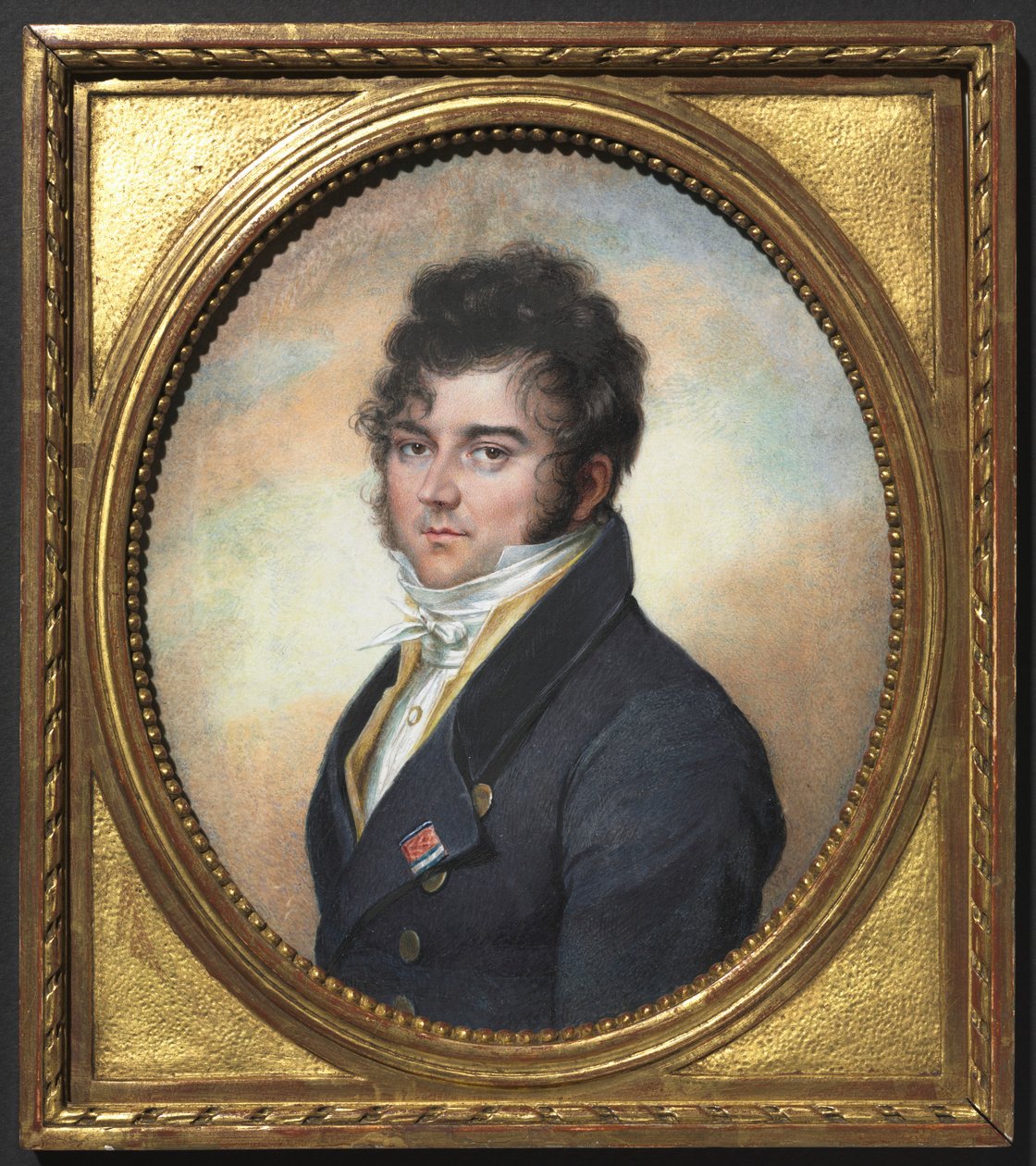 男の肖像c。 1810年。 作： ジャン・アーバン・ゲラン