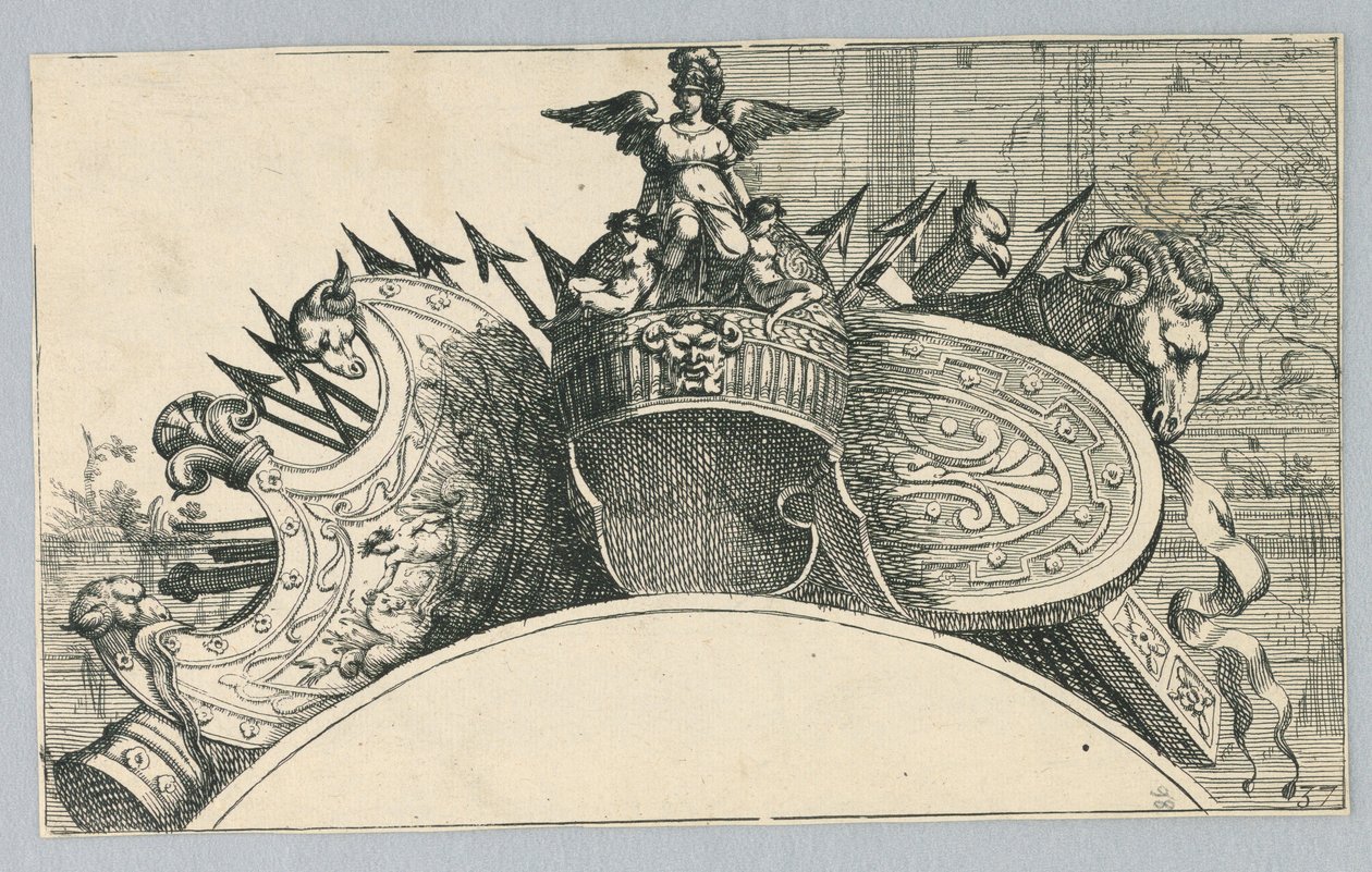 Trophy of Arms (ハンガーの上の腕のトロフィー) 作： ジャン・ル・ポートル
