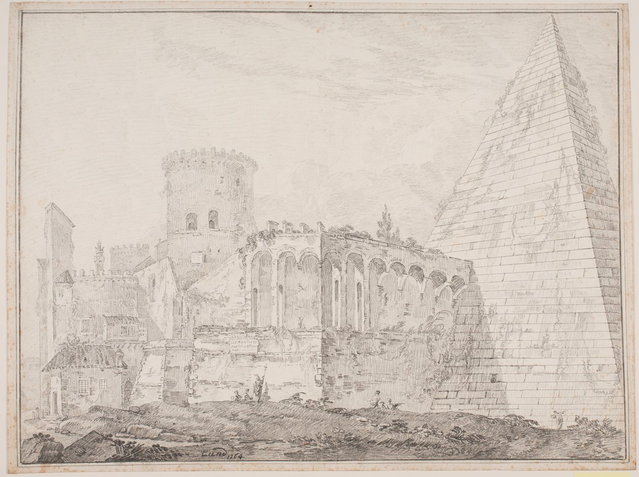 Cestiuspyramiden ved Porta S. Paulus 作： イェンス・ピーターセン・ルンド