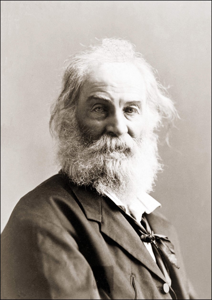 1880年から1890年にかけてガーニーが描いたウォルト・ホイットマン（1819-1892）の肖像。 作： ジェレミア・ガーニー
