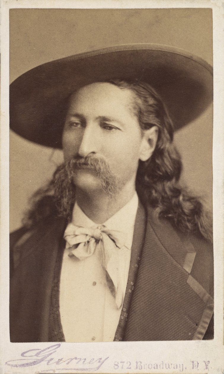 ワイルド・ビル・ヒコック（Pub.1873年（写真 作： ジェレミア・ガーニー