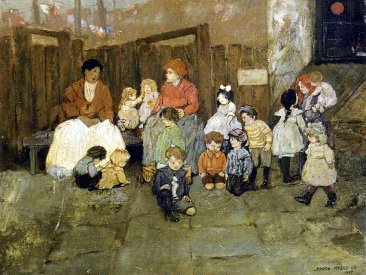ストリートチルドレン、1907 作： ジェローム・マイヤーズ