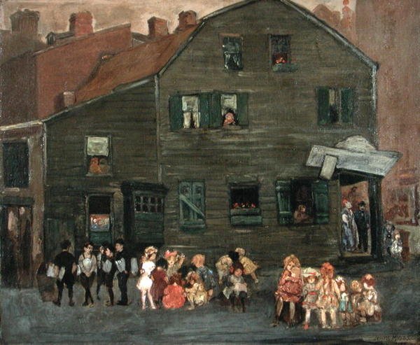 The Old House, c.1910 （油彩・キャンバス 作： ジェローム・マイヤーズ