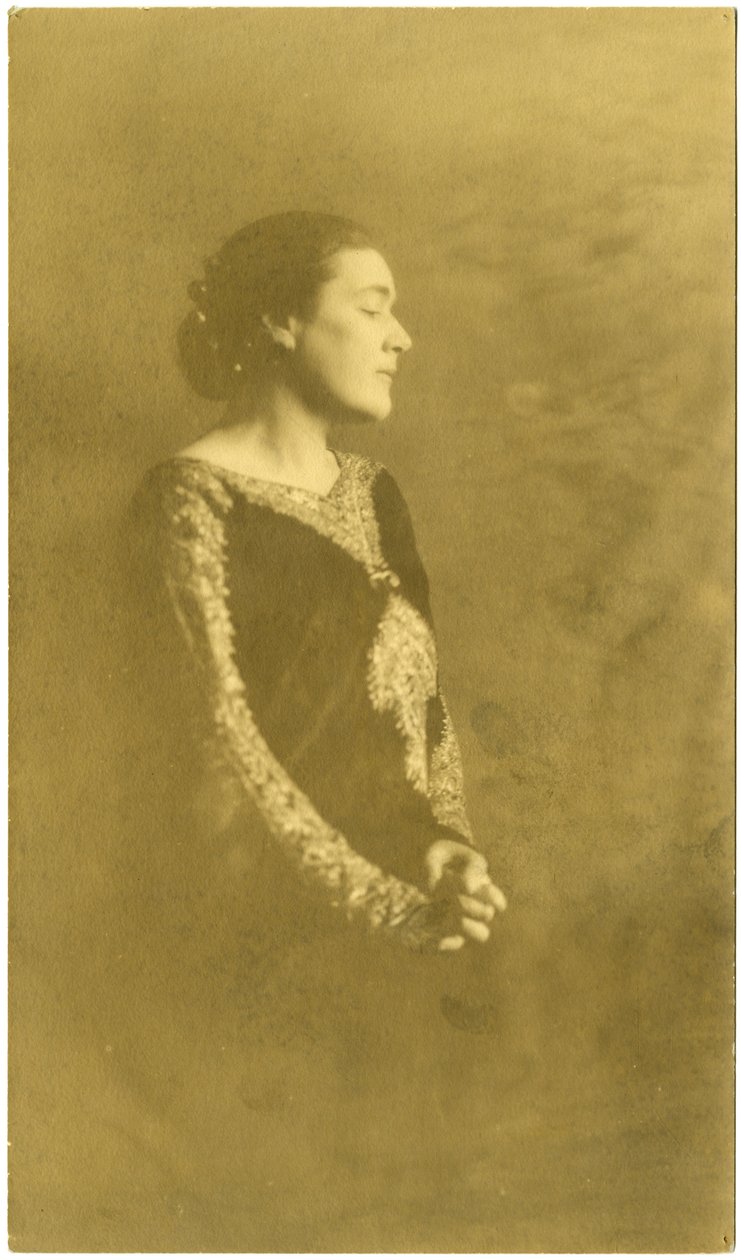 ファニー・ハースト 1909年～20年頃（ゼラチンシルバー写真 作： ジェシーターボックスビール