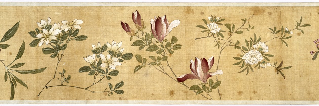 百花、17世紀初頭（シルク塗装）（詳細：207347-58も参照） 作： ジアヤン・チェン