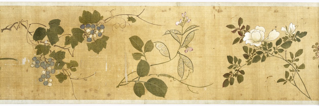 百花、17世紀初頭（シルク塗装）（詳細：207347-58も参照） 作： ジアヤン・チェン
