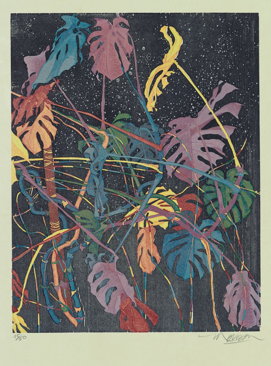 二部作B、2011年（木版画） 作： ジム・モンソン
