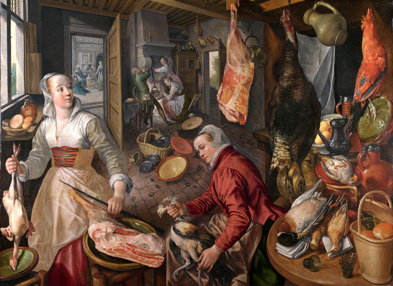 Joachim Beuckelaerによる4つの要素-Fire 作： ヨアヒム・ブーケラール