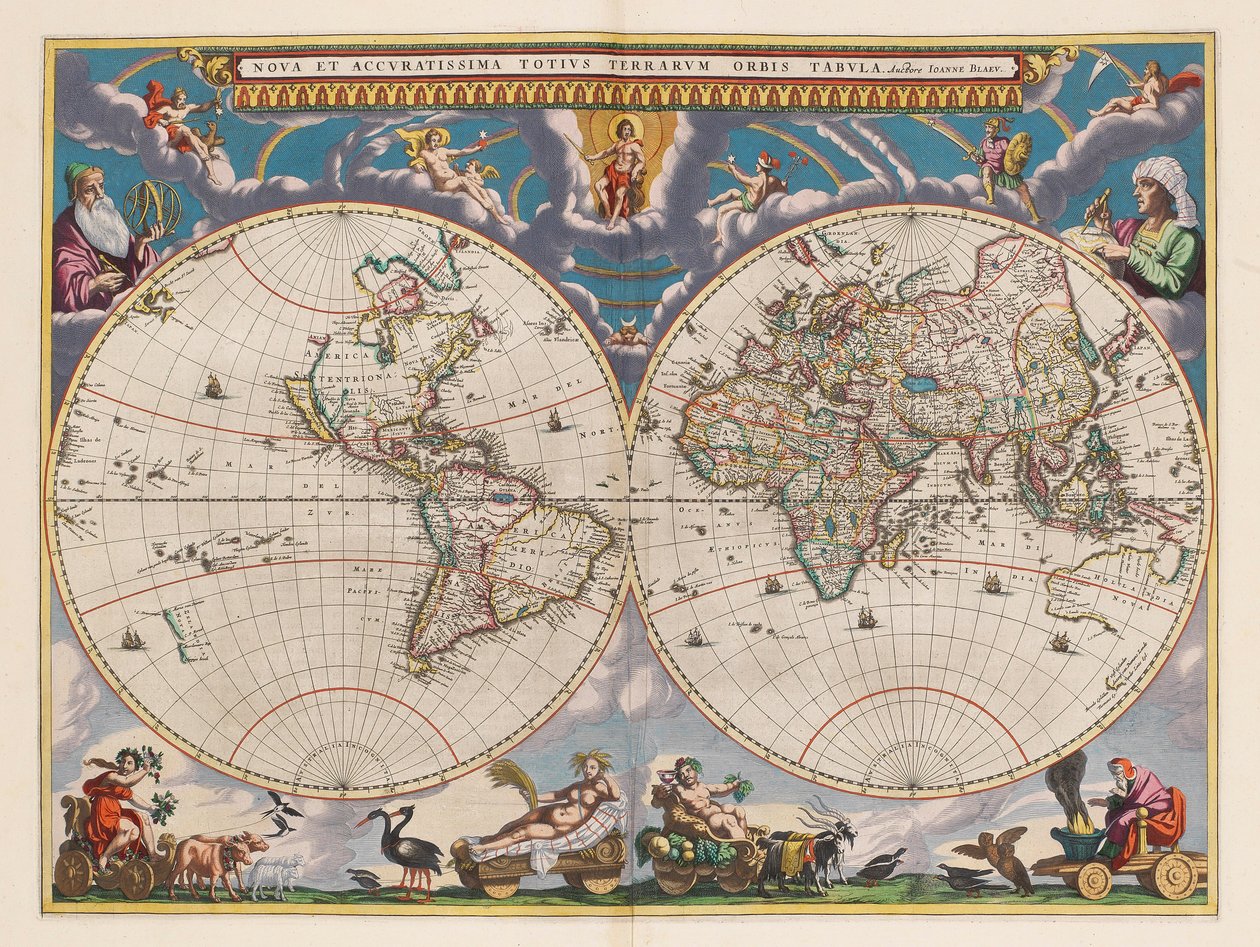 グランド・アトラス、あるいは宇宙誌（地、海、空を正確に記述したもの）、第1巻 作： Joan Blaeu