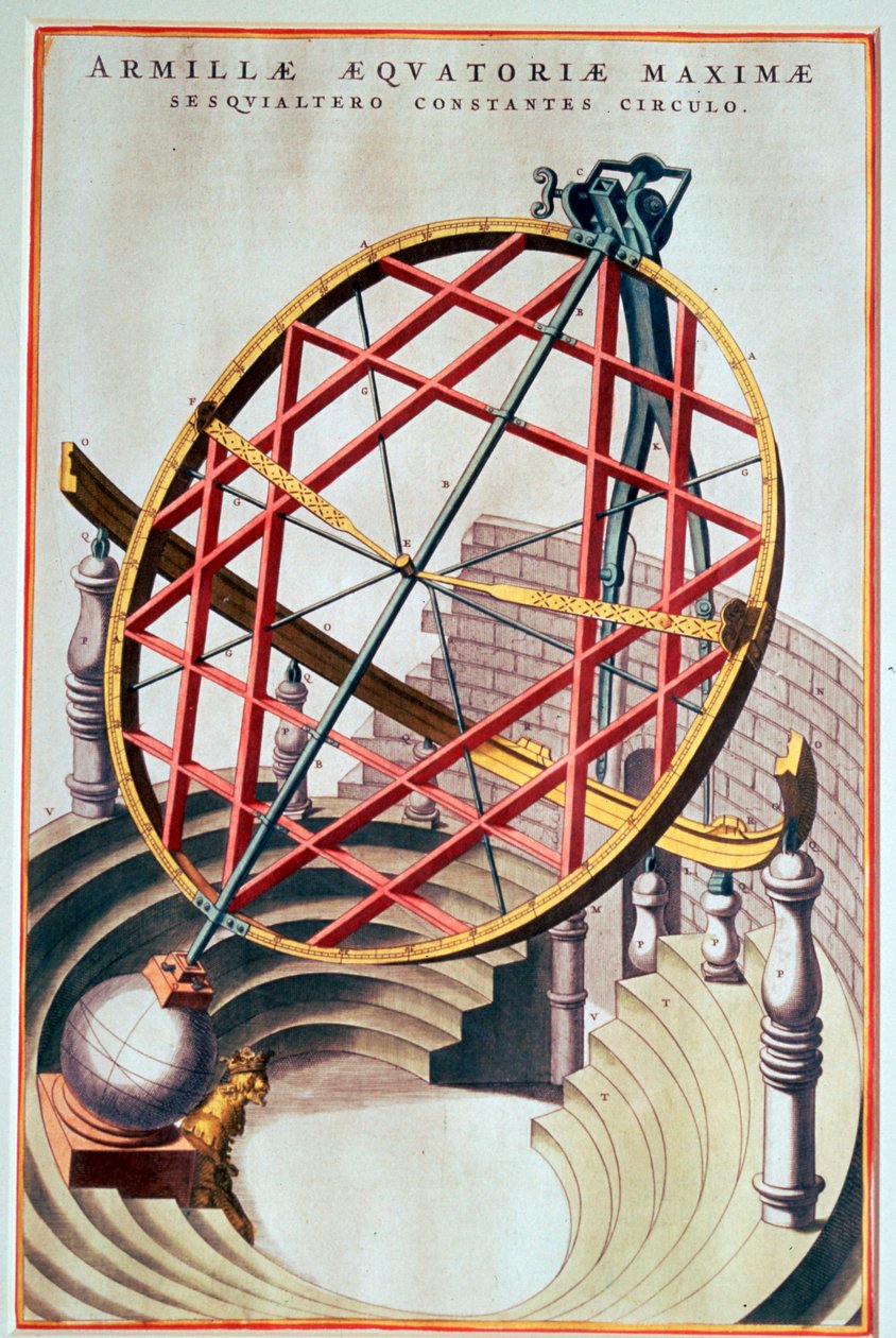 ティコ・ブラーエの赤道儀（16世紀 作： Joan Blaeu