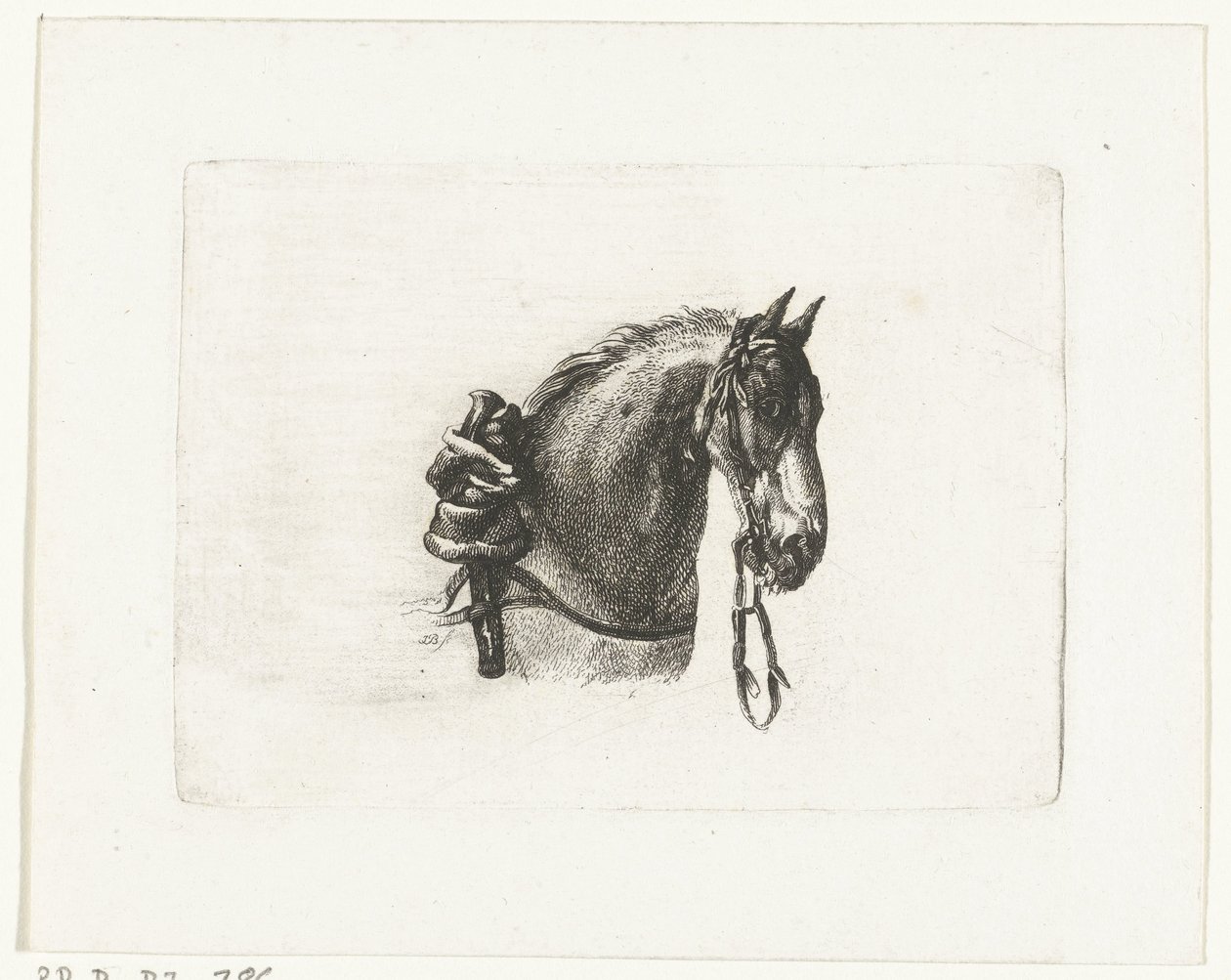 右に馬の頭 Dirk Langendijk の後の馬の頭 (シリーズ タイトル) 作： Joannes Bemme